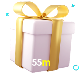 Receba seus bônus de boas-vindas no 55m