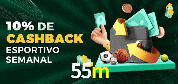 10% de bônus de cashback na 55m